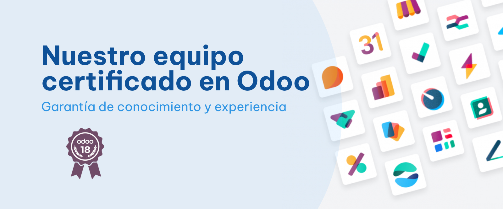 Equipo certificado en Odoo |